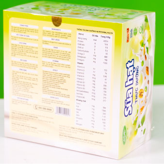 Thành phần sữa hạt thực dưỡng SoyNa